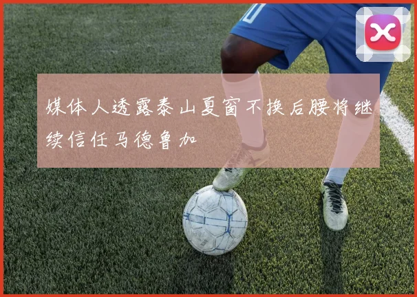 媒体人透露泰山夏窗不换后腰将继续信任马德鲁加